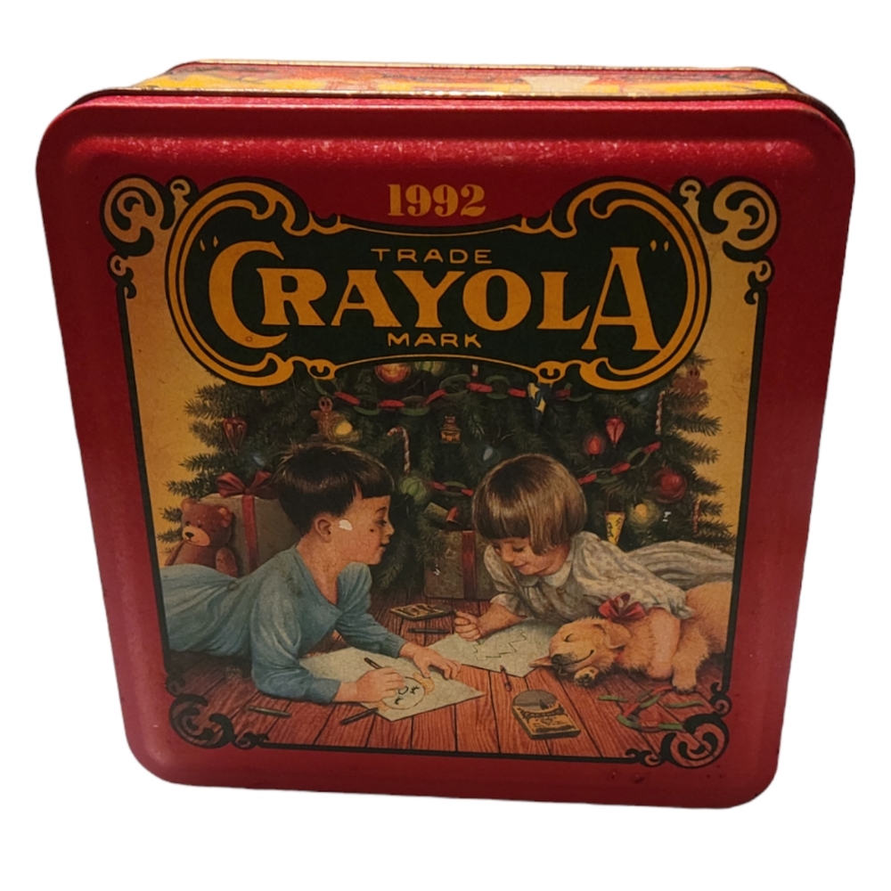1992 Crayola Colorful Holiday Wishes Collectible Empty